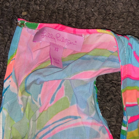 Bright Lilly Pulitzer romper with tassels, size XS - Picture 3 of 3